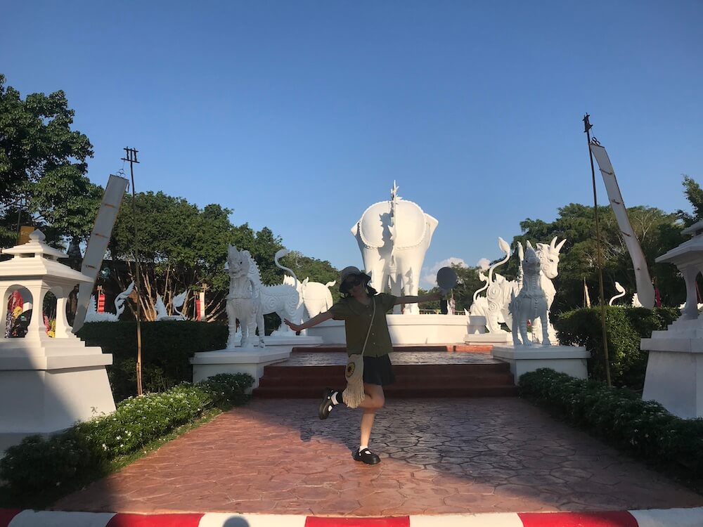 🐷在动物园入口