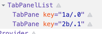 组件的 key 值变了